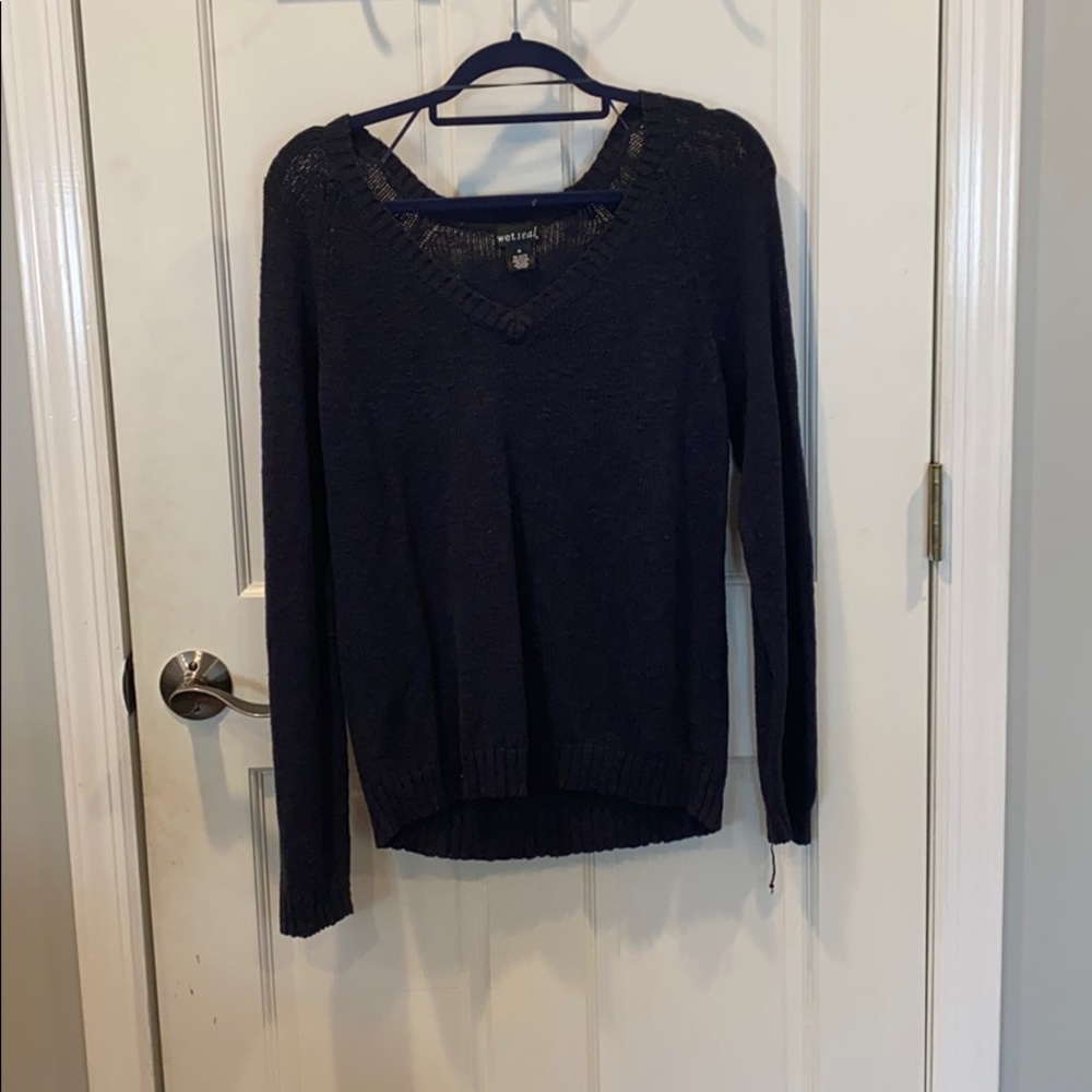 Navy sweater